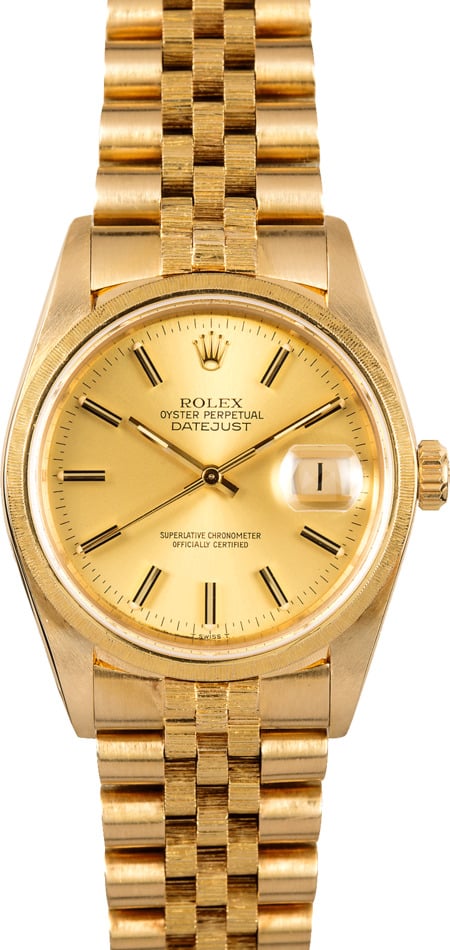 Rolex Datejust 16078 Bark Accents