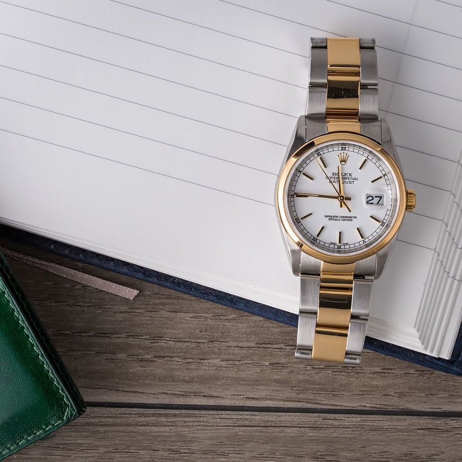 Rolex Datejust 16203 Two Tone Oyster Band