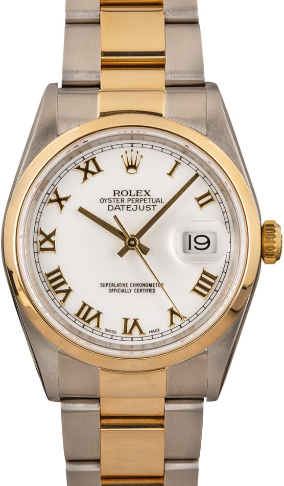 Rolex Datejust 16203 Two Tone Oyster Bracelet