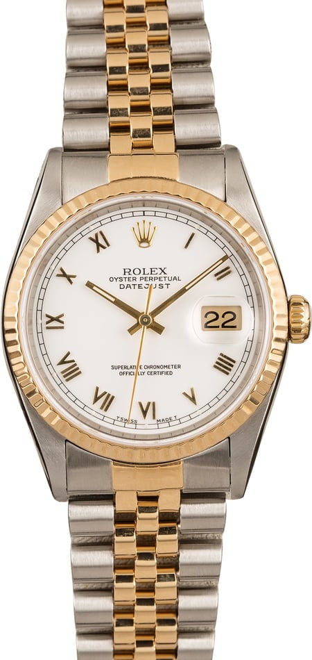 Rolex Datejust Two Tone 16233