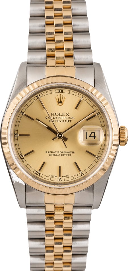 Buy Used Rolex Datejust 16233 | Bob's Watches - Sku: 123334