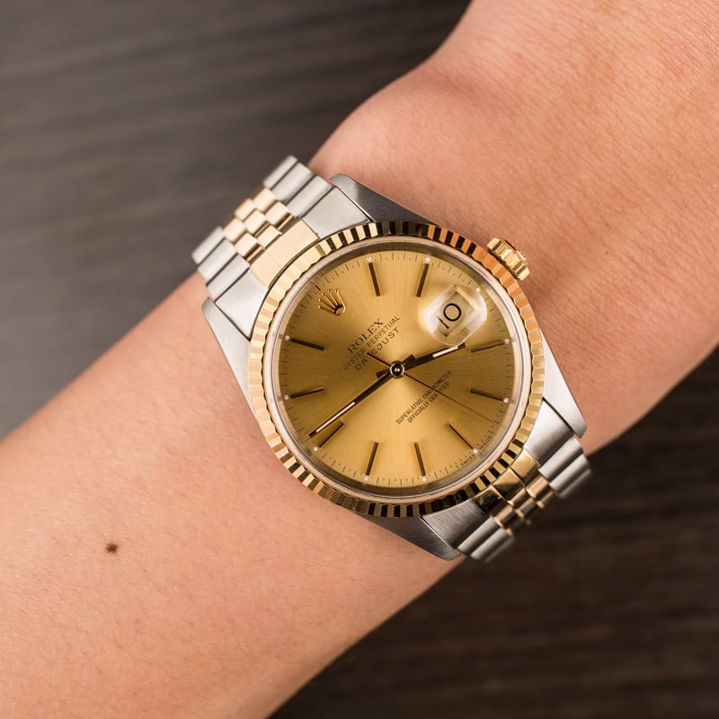 Pre Owned Fluted Bezel Rolex Datejust 16233