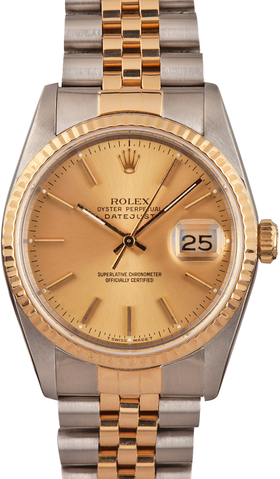 rolex oyster perpetual datejust two tone diamonds