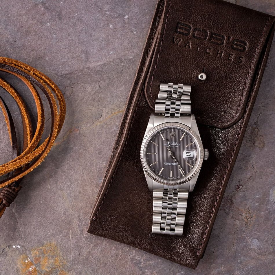Rolex Datejust 16234 Slate Tapestry Dial