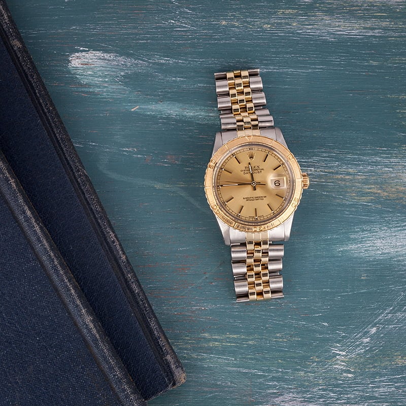 Used Rolex Thunderbird DateJust 16253 Steel and Gold