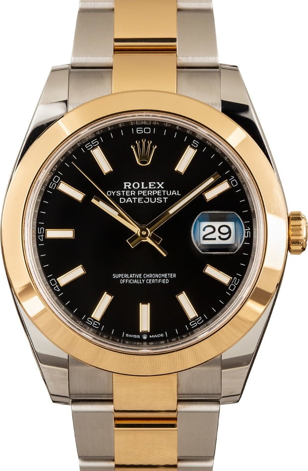 rolex two tone datejust 41