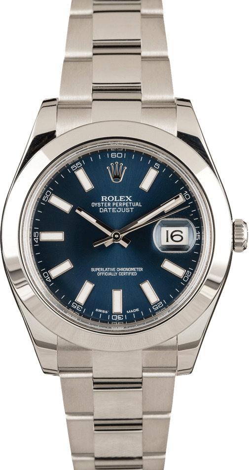 rolex blue datejust