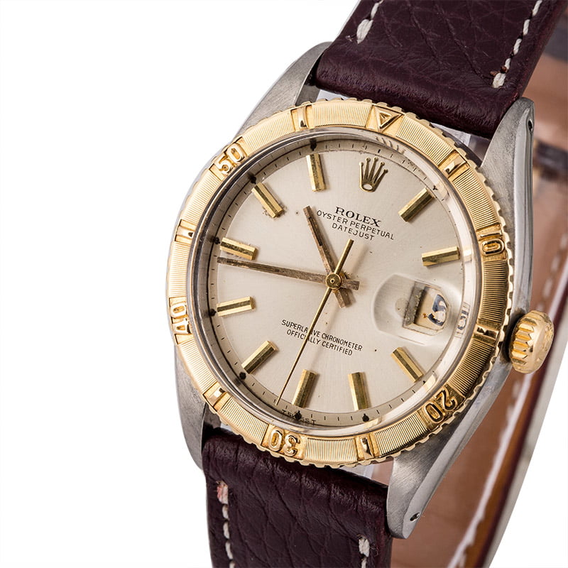 Vintage Rolex Datejust 6609 Turn-O-Graph Two Tone