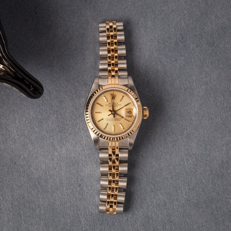 Rolex Datejust 69173 Champagne Tapestry