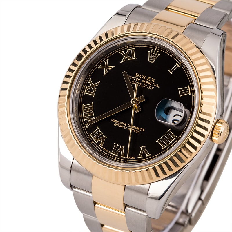 PreOwned Rolex DateJust II Ref 116333 Roman Markers T