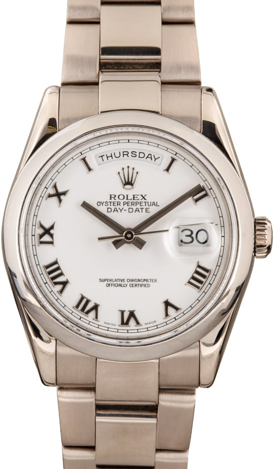 Rolex Day-Date 118209 White Gold