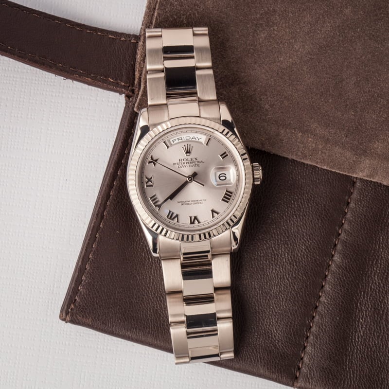 Used Rolex Day Date 118239 White Gold