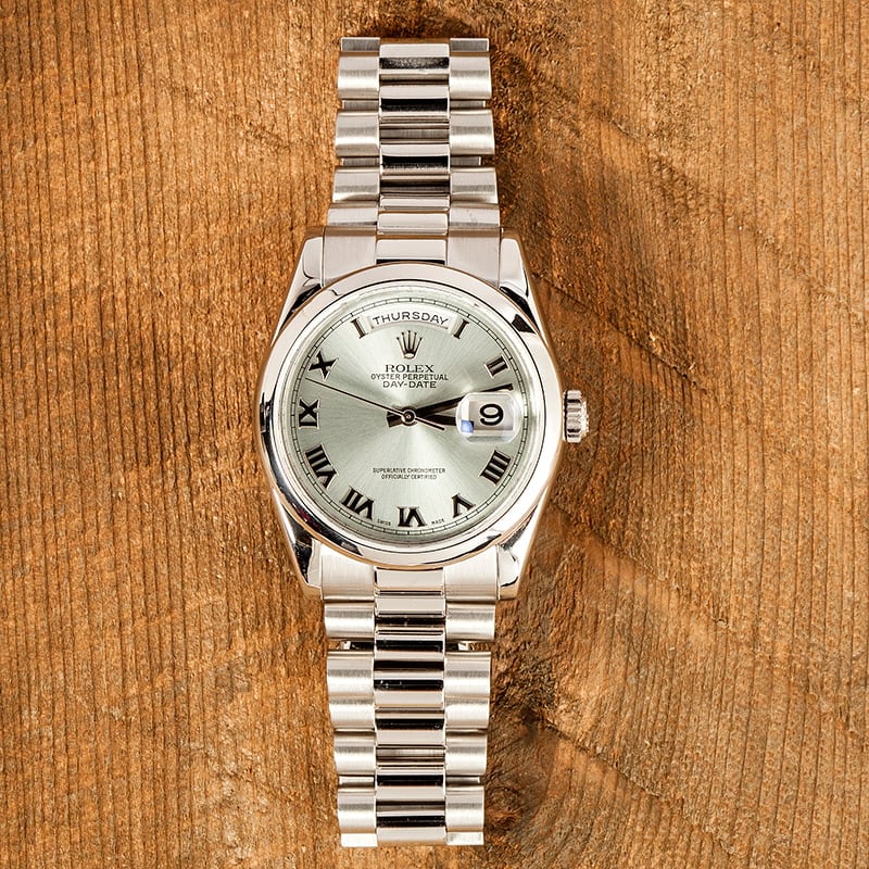 Platinum Rolex Day Date 118206 36mm