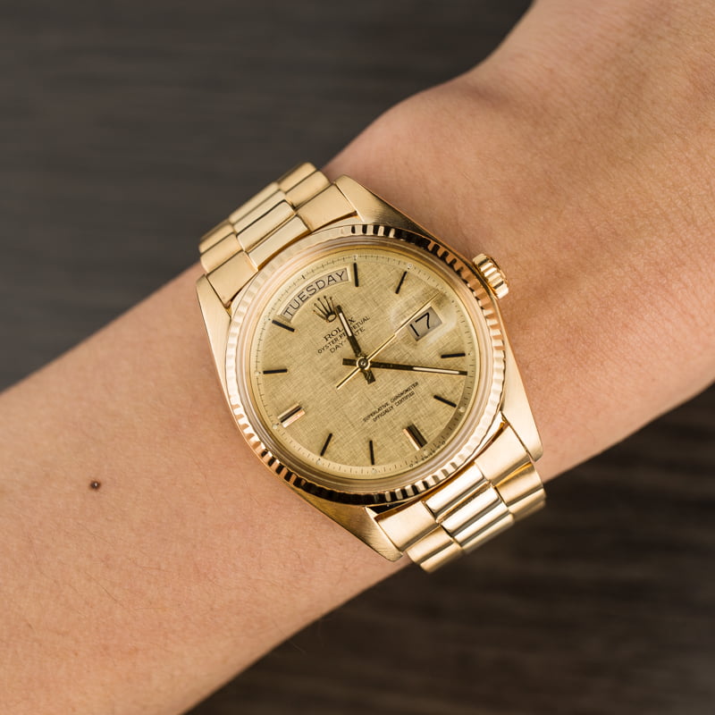 Used Rolex President 1803 Yellow Gold