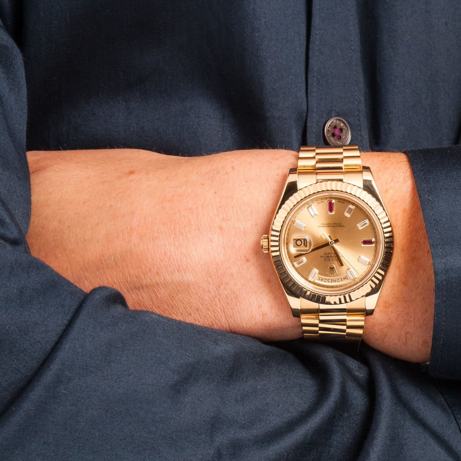 Rolex Day-Date II President 218238 Yellow Gold