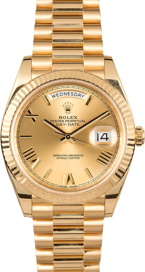 pre owned rolex president 40mm