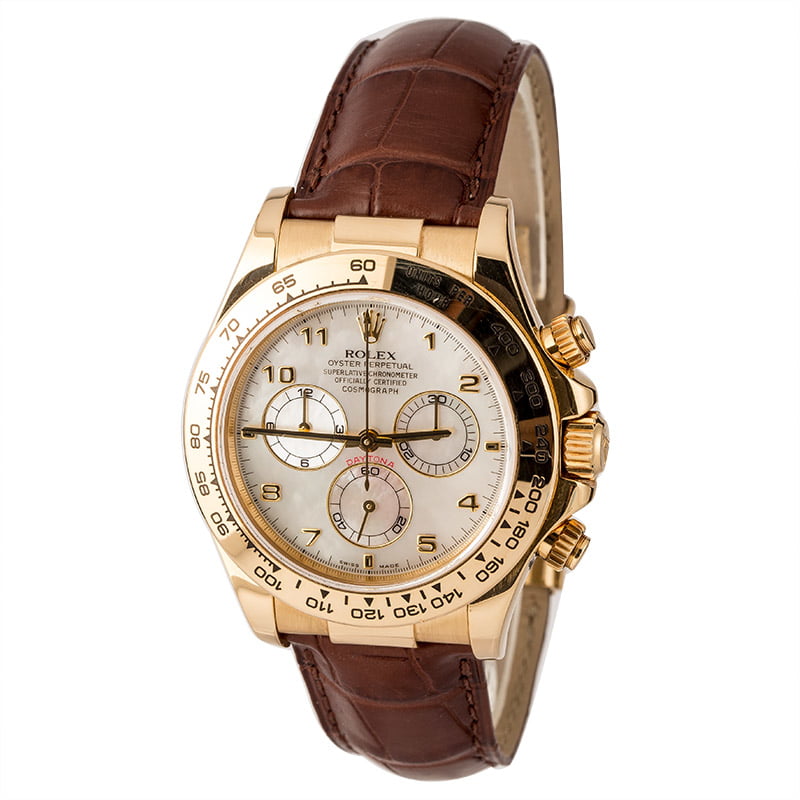 Pre-Owned Rolex Daytona 116518 Mother of Pearl