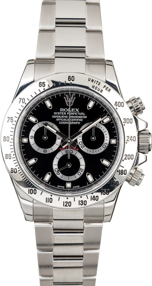 Rolex Daytona Black for Sale at Bob's - 100% Rolex