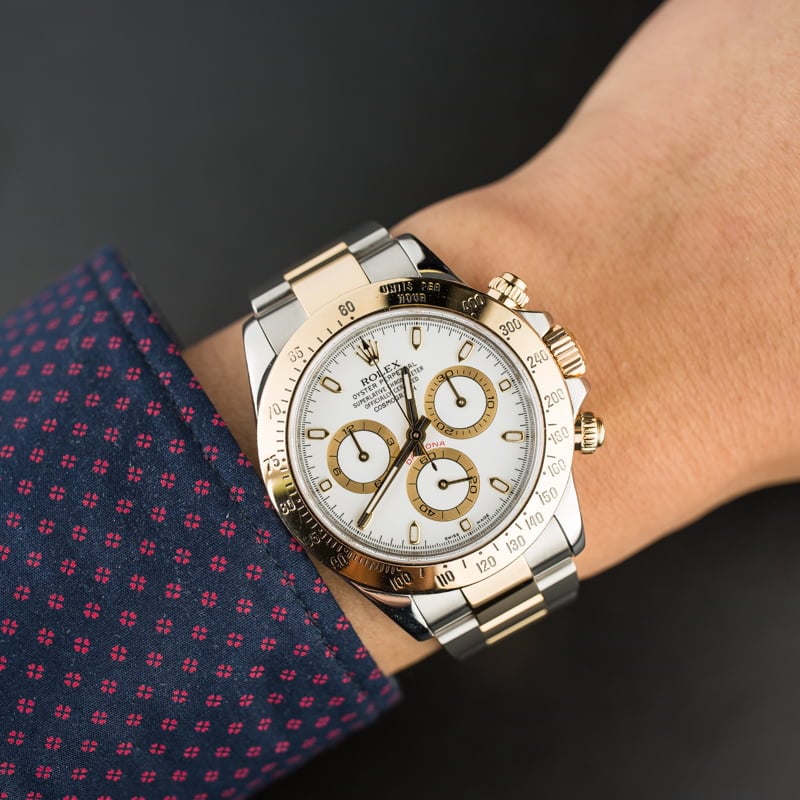 Pre-Owned Rolex Daytona Two Tone 116523