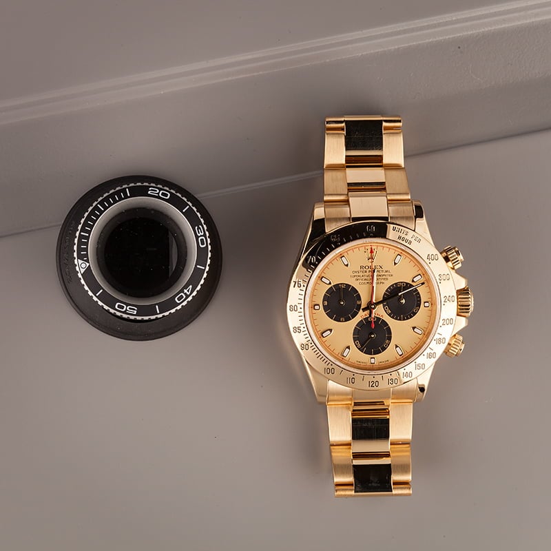 Used Rolex Daytona 116528 Yellow Gold