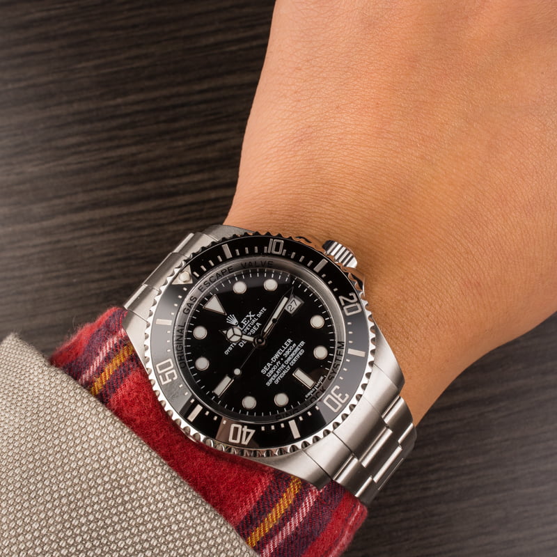 Used Rolex Sea Dweller Deepsea 116660 Ceramic Black Bezel T