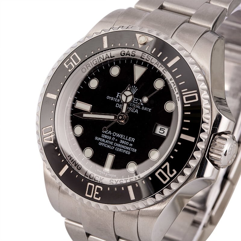 Used Rolex DeepSea SeaDweller 116660 Ceramic Black Bezel