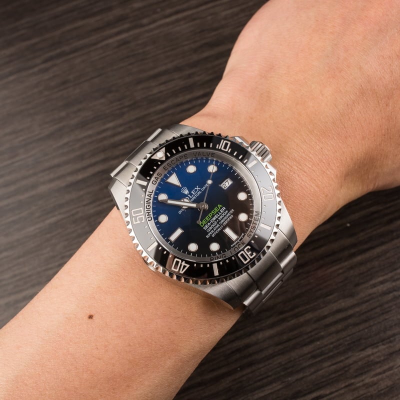 Pre-Owned Rolex Deepsea 116660B 'James Cameron' Blue Dial