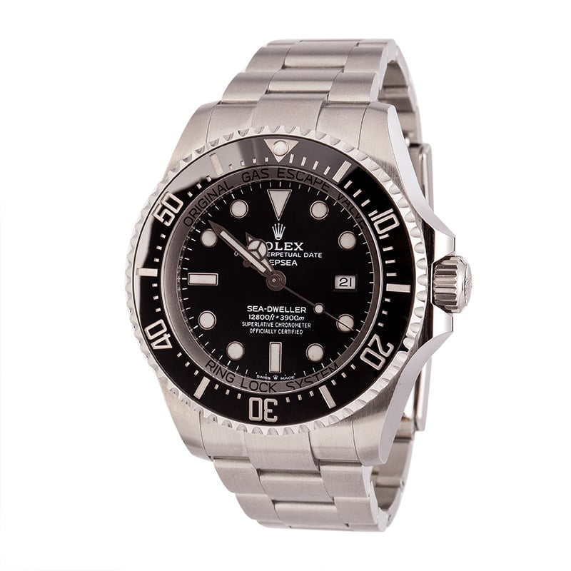 Pre-Owned Rolex DeepSea SeaDweller 126660 Black Dial