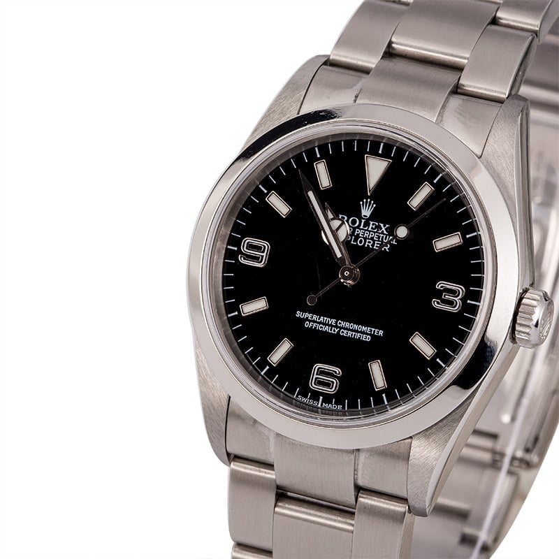 Pre-Owned Rolex Explorer 114270 Steel Oyster Band