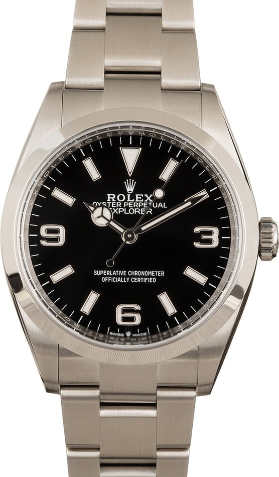 Buy Used Rolex Explorer Bob S Watches Sku