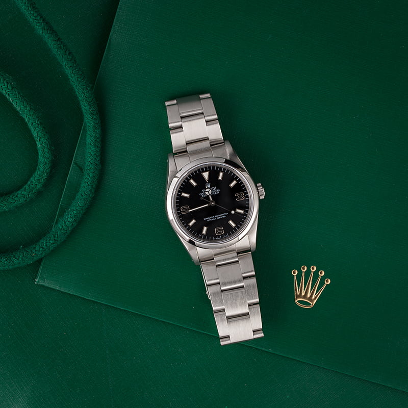 Rolex Explorer 14270 Rare Blackout Dial