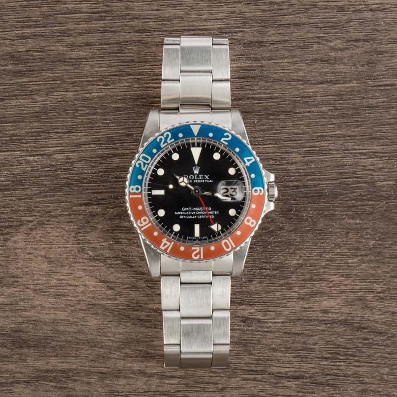 Vintage 1972 Rolex GMT-Master 1675