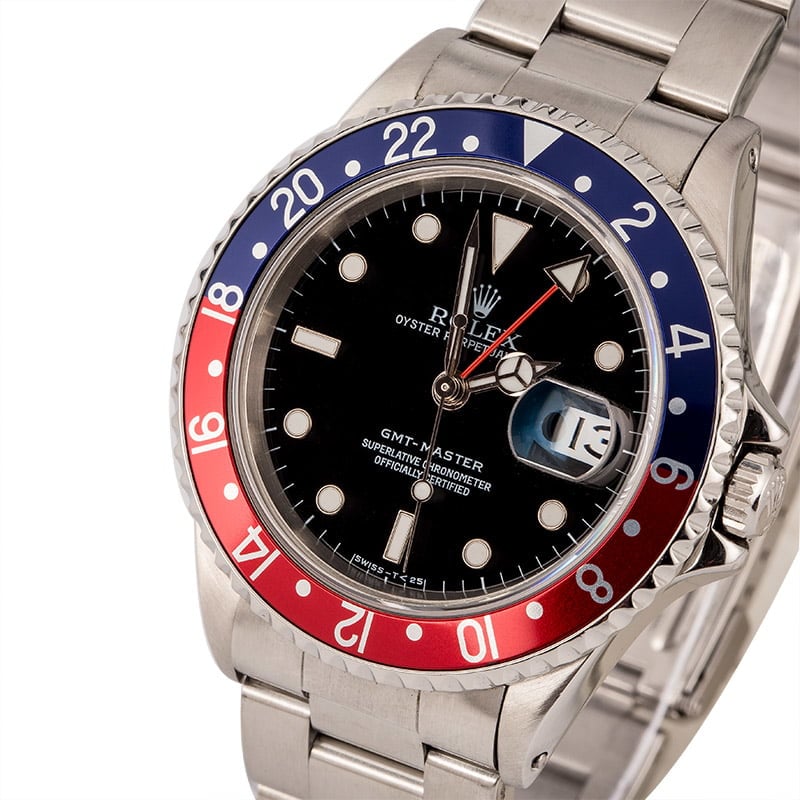 Used Rolex GMT-Master 16700 'Pepsi' Bezel