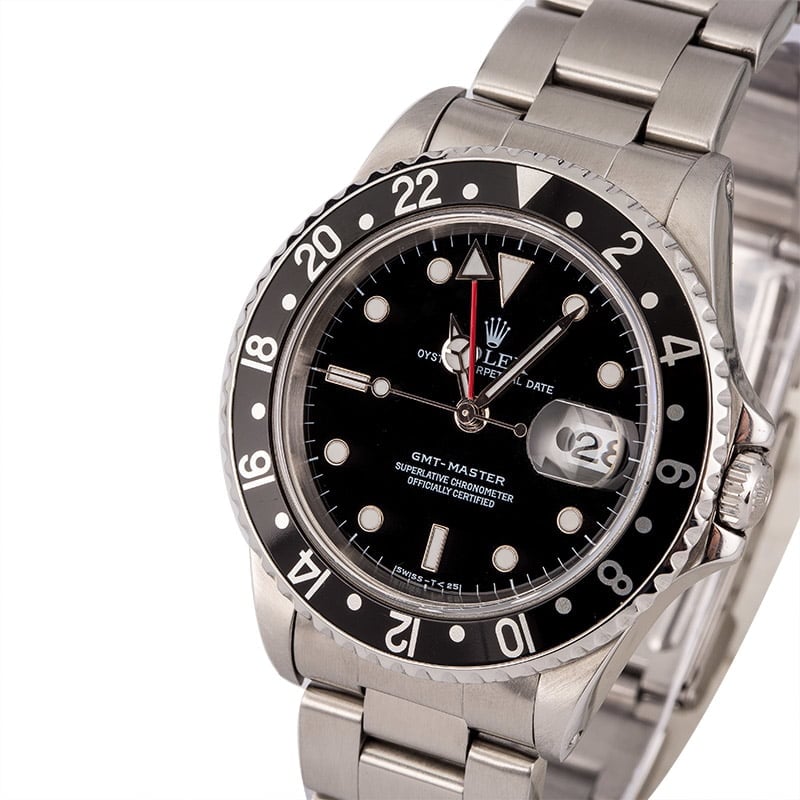 Pre-Owned Rolex GMT-Master 16700 Steel Oyster