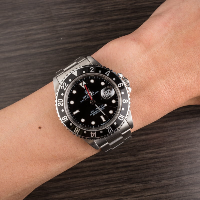 Pre-Owned Rolex GMT-Master 16700 Steel Oyster