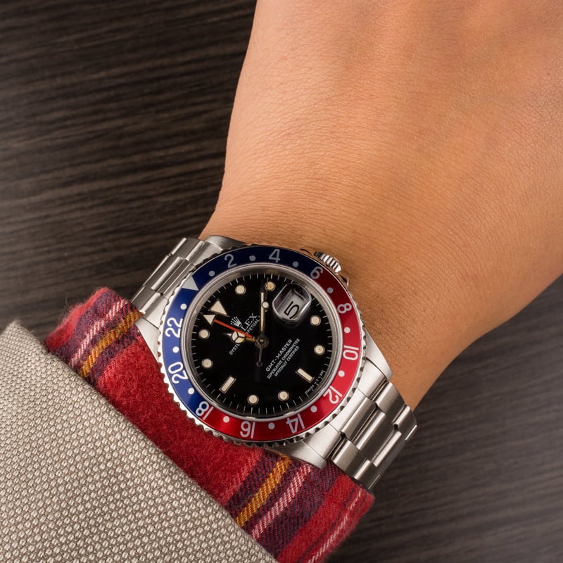 Used Rolex GMT-Master II Ref 16700 'Pepsi' Insert