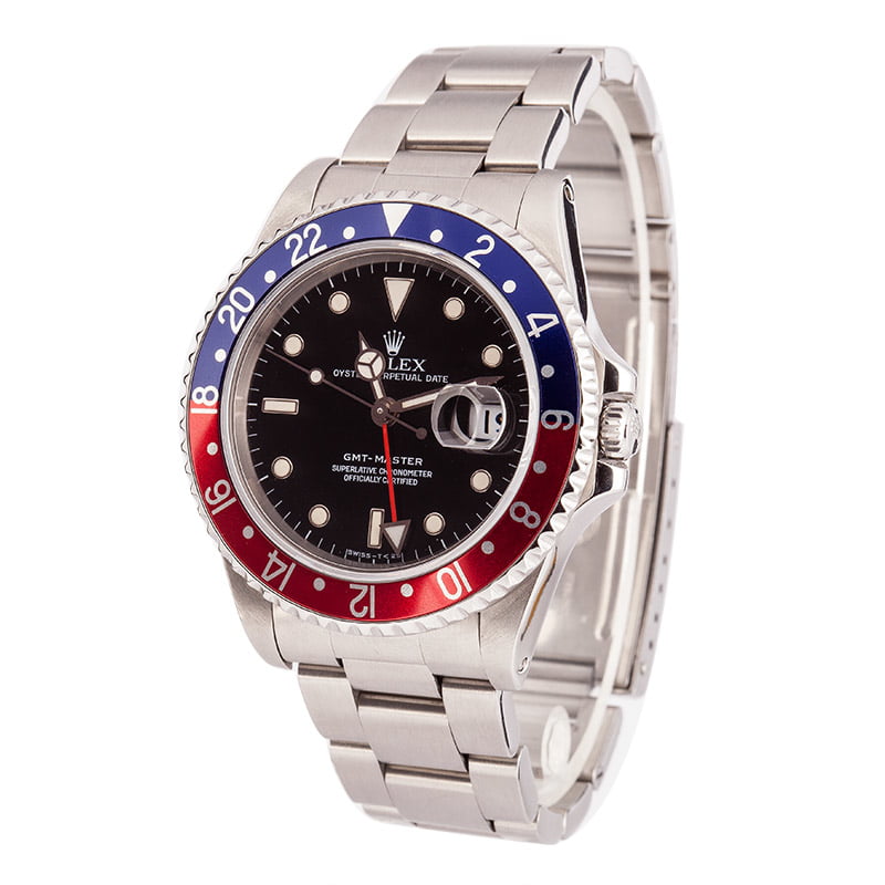 Pre-Owned Rolex GMT-Master 16700 Pepsi Watch