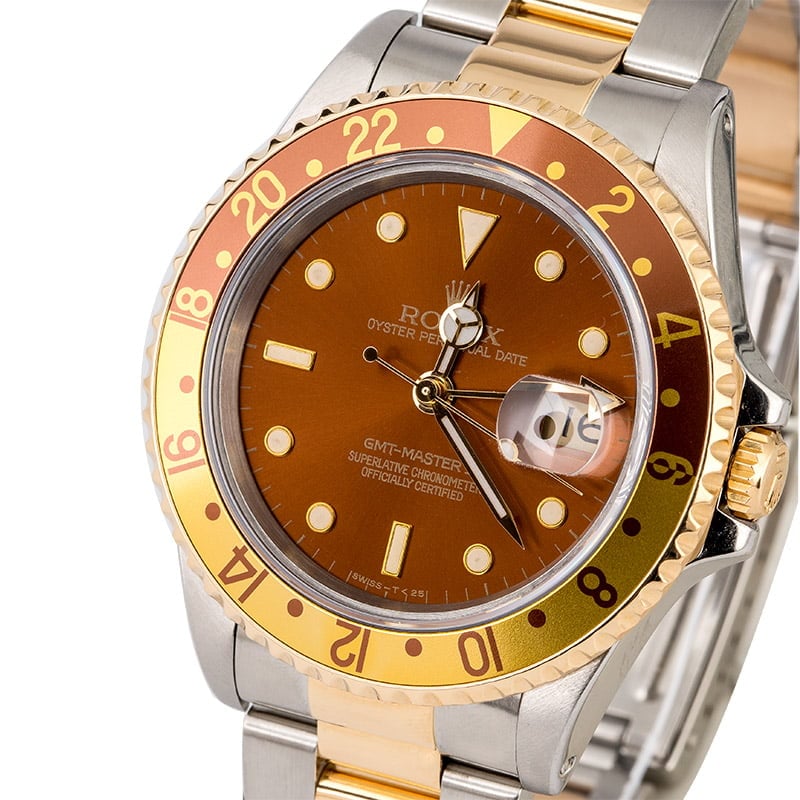 Rolex GMT-Master II Ref 16713 Root Beer Bezel