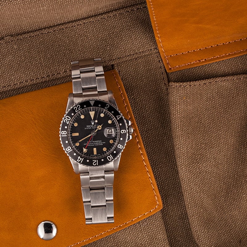 Vintage Rolex GMT-Master 1675 Black Bezel