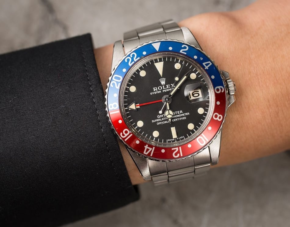 Men's Rolex GMT-Master 1675 Vintage Pepsi