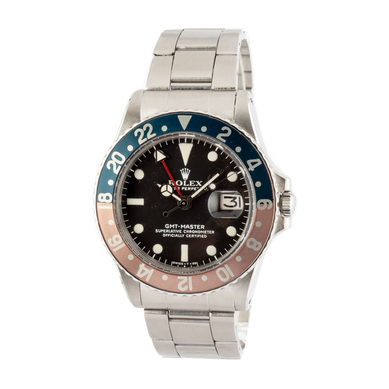 Vintage Men's Rolex GMT Master 1675