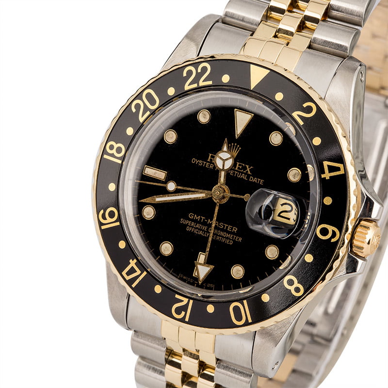 Rolex GMT-Master 16753 Black Tritium Dial