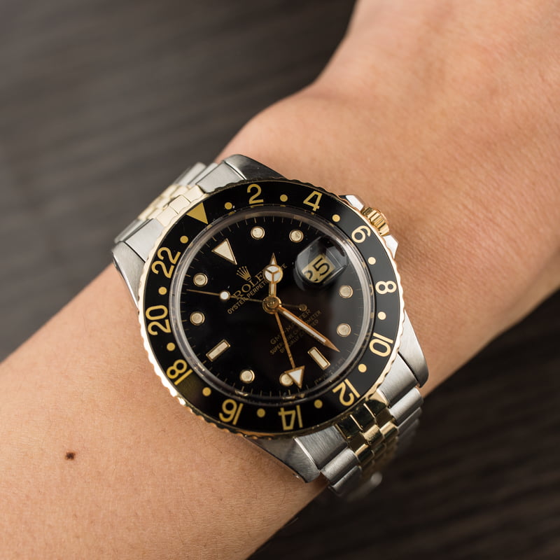 Rolex GMT-Master 16753 Black Tritium Dial