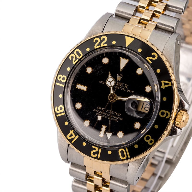 Pre-Owned Rolex GMT-Master 16753 Two Tone