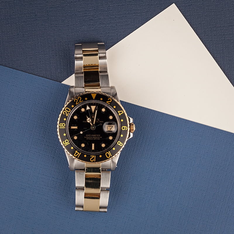 Pre-Owned Rolex GMT-Master 16753 Two Tone Oyster