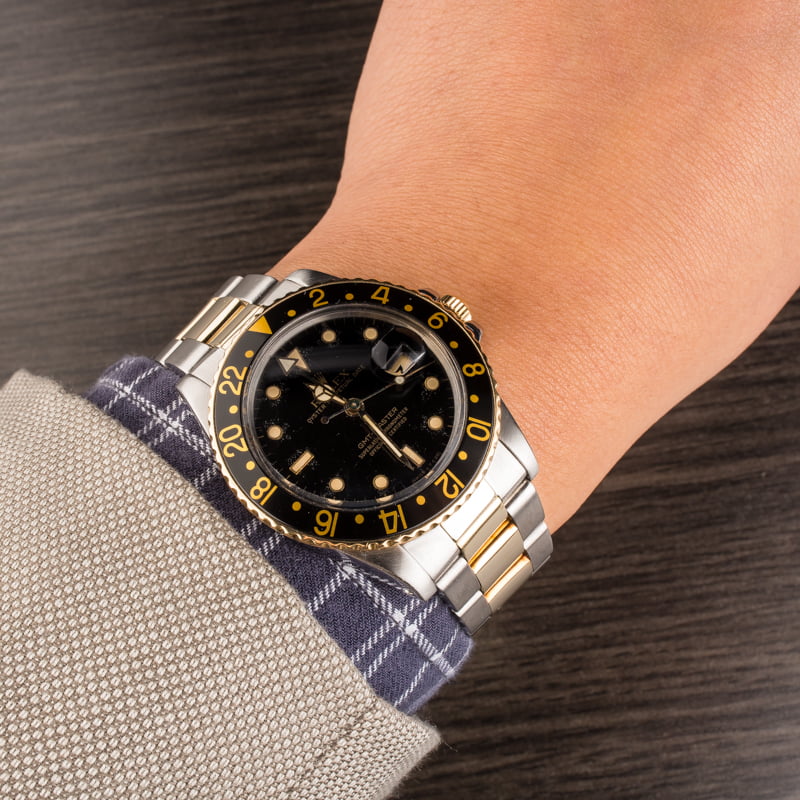 Pre-Owned Rolex GMT-Master 16753 Two Tone Oyster