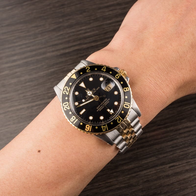 Pre-Owned Rolex GMT-Master 16753 Two Tone