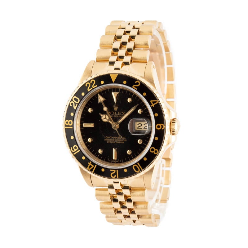 Rolex GMT-Master 16758 Yellow Gold