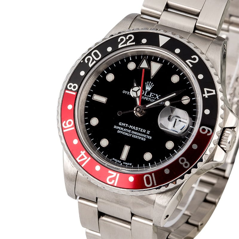 Used Rolex GMT-Master II Ref 16760 'Fat Lady Coke'