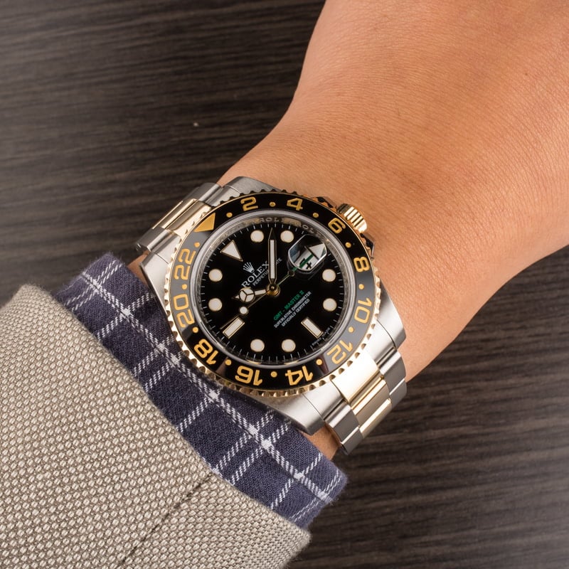 Pre-Owned Rolex GMT Master II Ref 116713LN Ceramic Model T